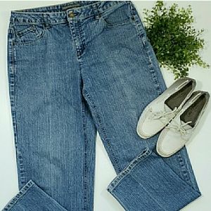 Vintage Liz Claiborne HighRise Stretch Straight Leg Jeans